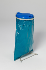 Anwendungsbeispiel: Müllsackhalter -Cubo Bartoli-, für 120 Liter, in blau (Art. 16701) (Müllsack nicht im Lieferumfang enthalten)