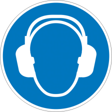 Modellbeispiel: Gebotszeichen Gehörschutz benutzen (Art. 90.9455)