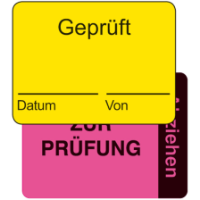 Modellbeispiel: Zur Prüfung / Geprüft (Art. 32.3518-03)