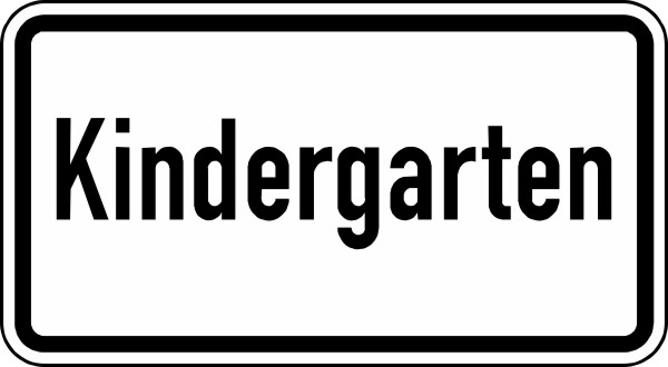 Verkehrszeichen 1012-51 StVO, Kindergarten