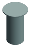 Abdeck-Kappe mit Dichtungsring für Bodenhülse aus Stahl