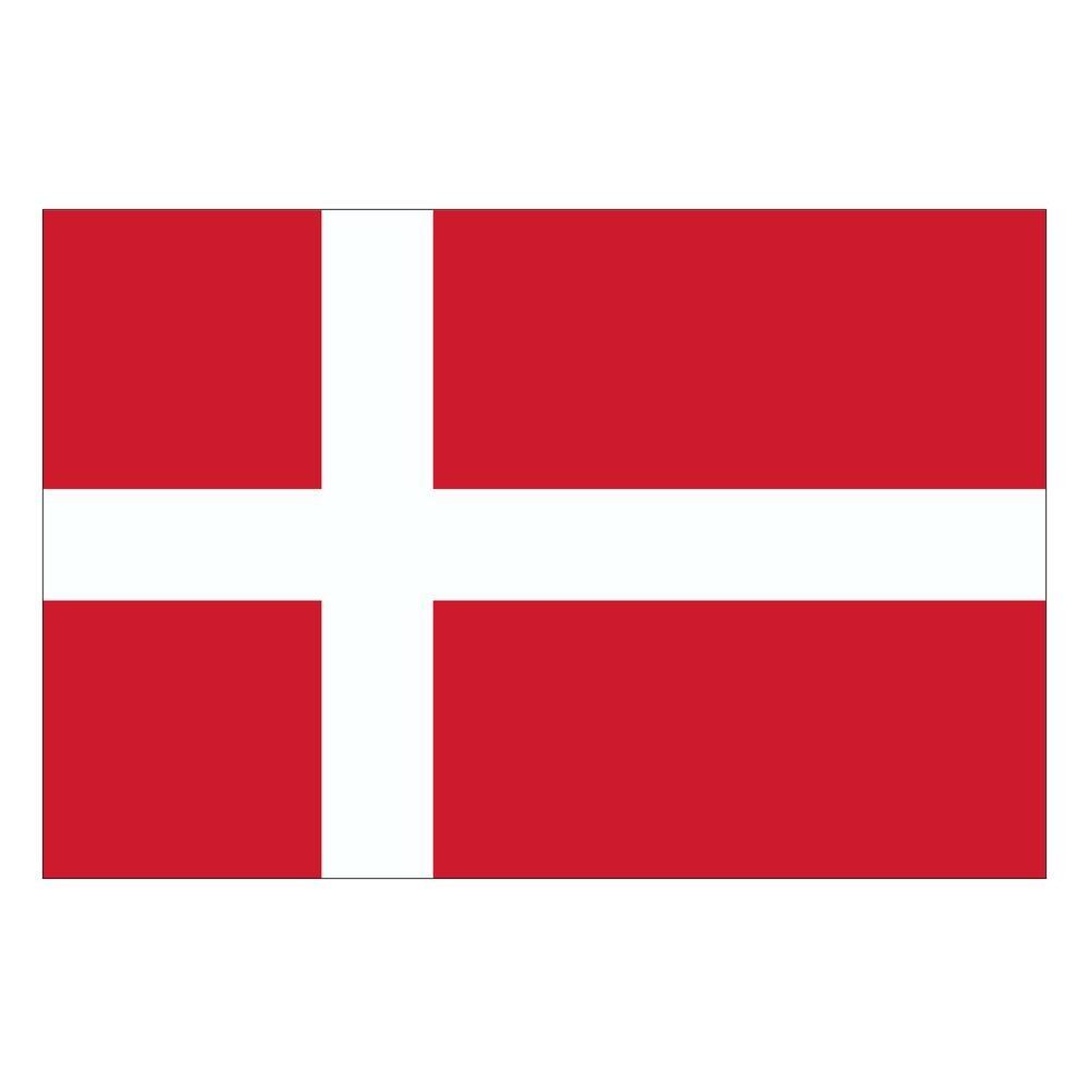 L&auml;nderflagge D&auml;nemark, Querformat, verschiedene Gr&ouml;&szlig;en, 110 g/m&sup2; oder 160 g/m&sup2;