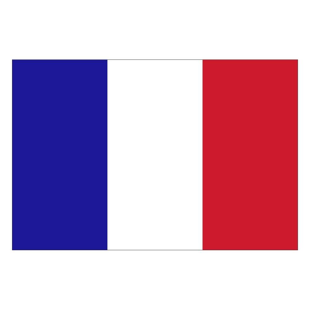 L&auml;nderflagge Frankreich, Querformat, verschiedene Gr&ouml;&szlig;en, 110 g/m&sup2; oder 160 g/m&sup2;