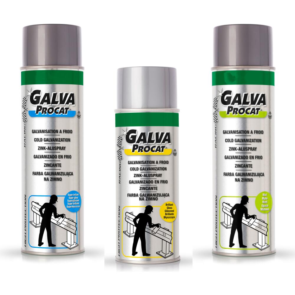Modellbeispiel: Zinkspray -Galva Procat®-, 400-500 ml, v. l.  superglänzend (Art. 41503.0003),