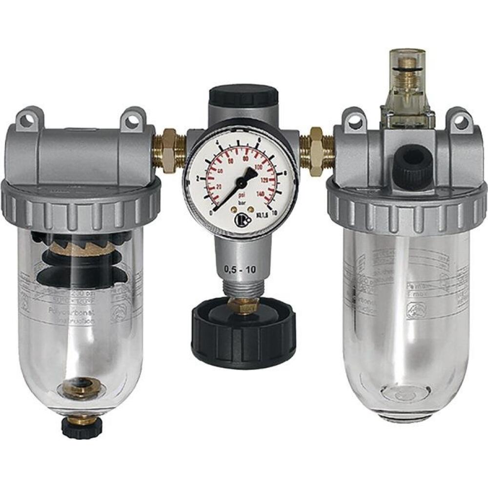 Wartungseinheit RIEGLER 3-tlg. BG I 600l/min B.185mm oder BG III 3200l/min B.259mm