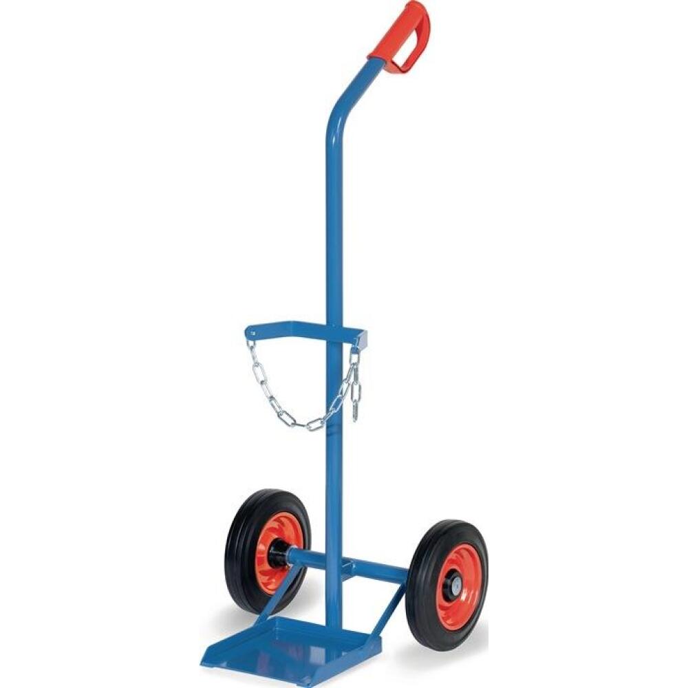 FETRA Stahlflaschenkarre f&uuml;r 20-50l Flaschen, pulverbeschichtet, brillantblau, Tragf&auml;higkeit 100kg