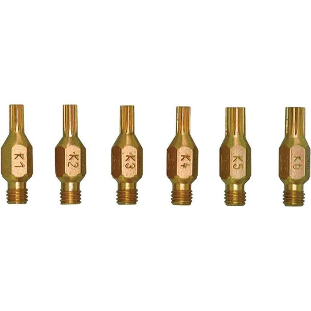 MWW Schneidd&uuml;sen K1-K6, Acetylen/Propan, Messing, Schneidbereich 5-300 mm, passend zu Brenner 9