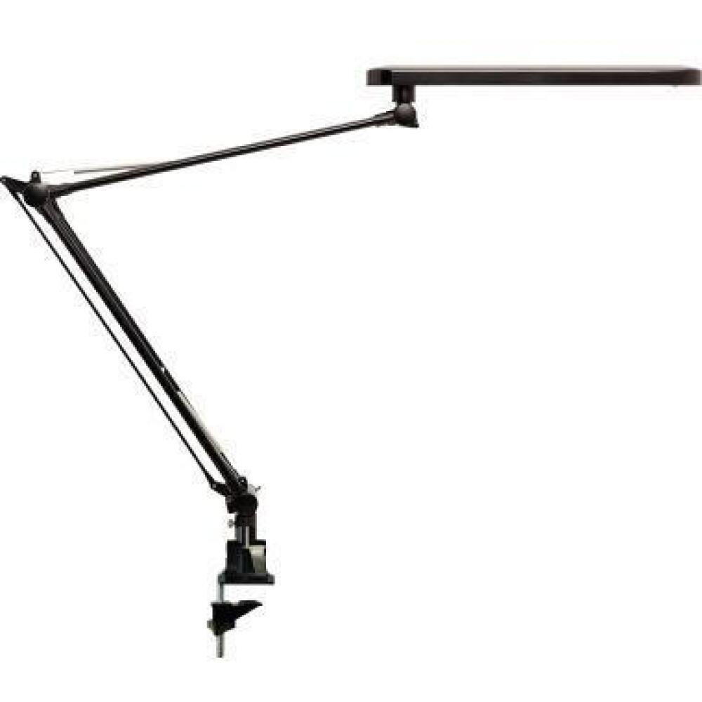 UNILUX Tischleuchte Mambo LED schwarz oder silber, dreh- und neigbarer Leuchtenkopf, Tischklemme