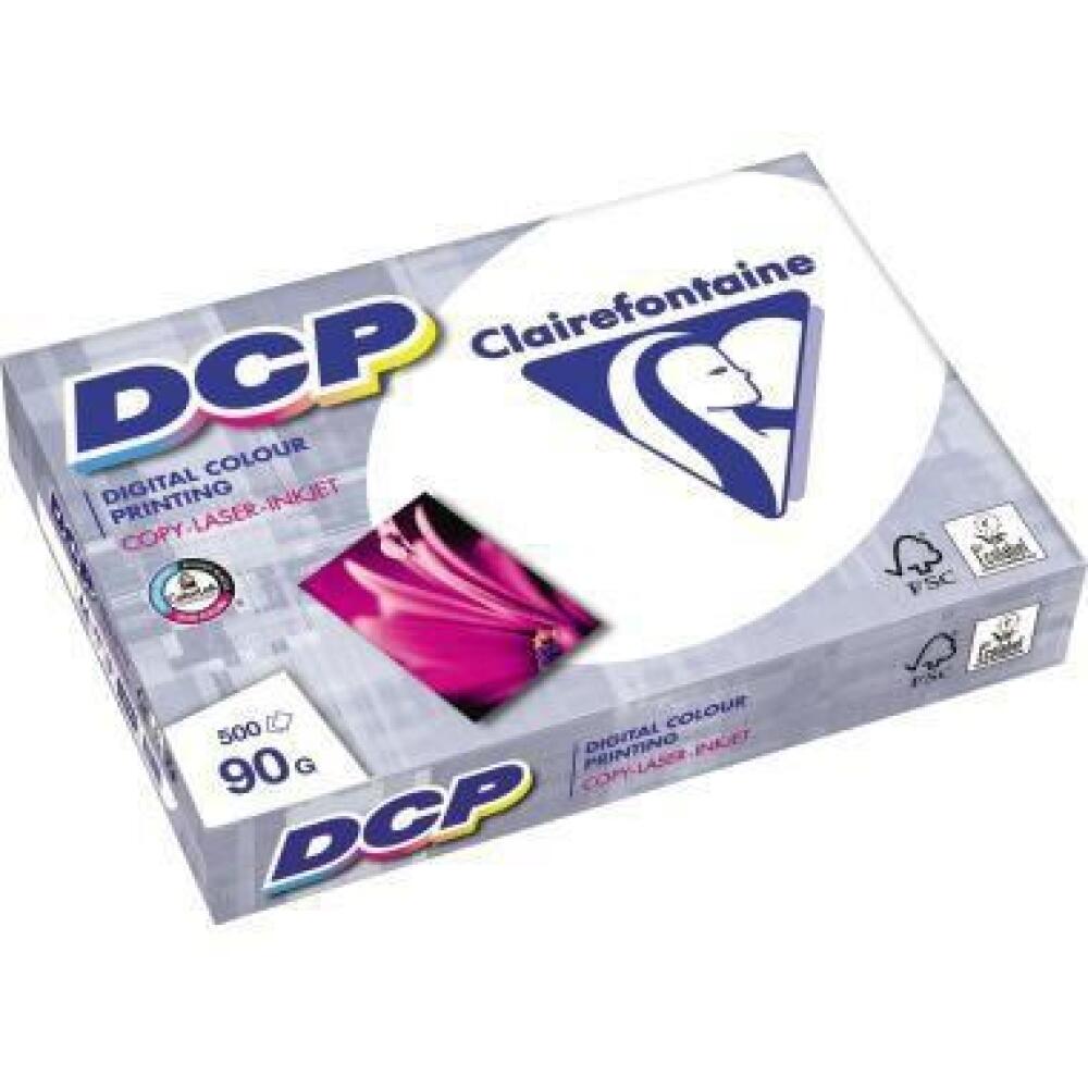Clairefontaine Farblaserpapier DCP 1833C oder 1821C DIN A4 90g oder 100g, 500 Bl./Pack, hochwei&szlig;