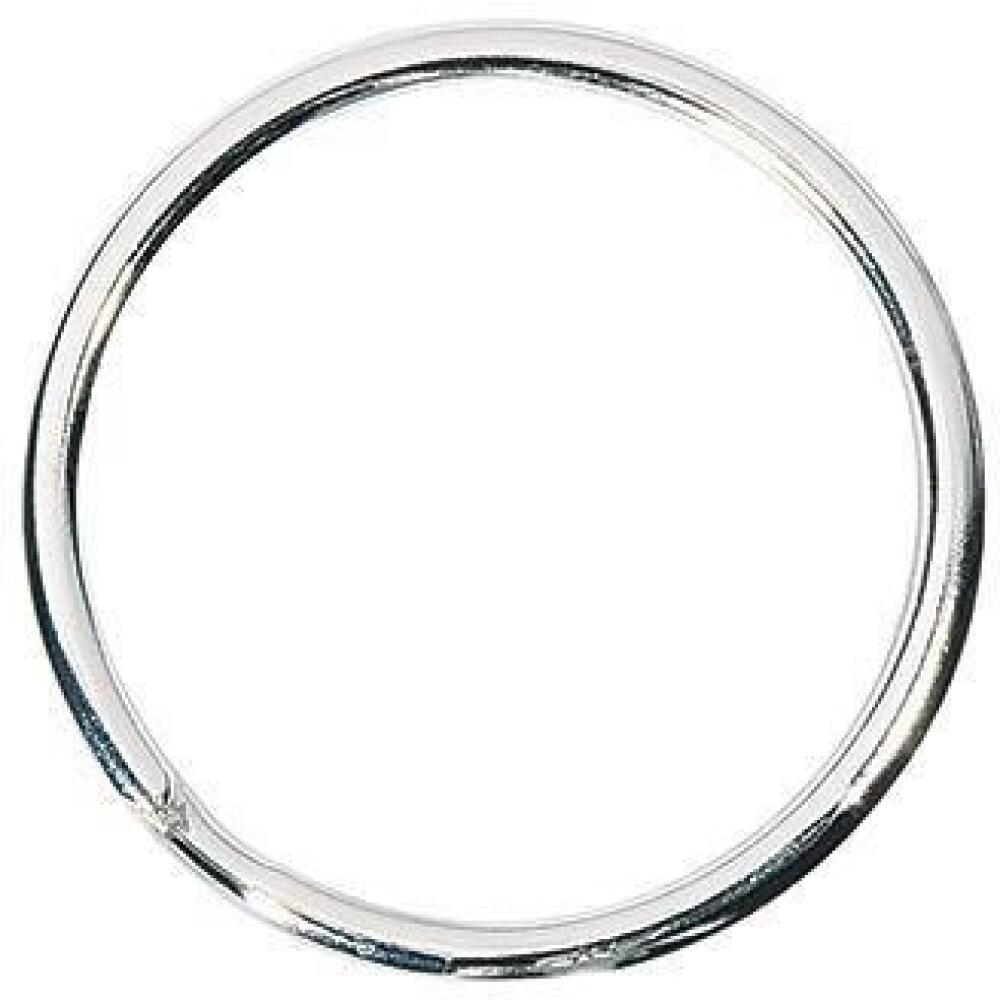 WEDO Schl&uuml;sselringe 20mm, 25mm, 35mm, 38mm, Stahl silber, 100 St./Pack, vernickelt