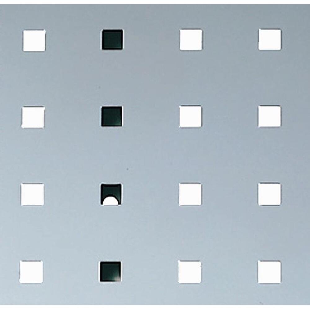 Lochplatte B457xL495/990/1485/1981mm lichtgrau/enzianblau/grau/antrazitgrau BOTT, stabil, pulverbeschichtet