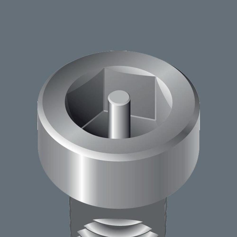 WERA Bit 840/4 Z Hex-Plus BO 1/4 Zoll, zähhart, 2,5mm, für Innensechskantschrauben