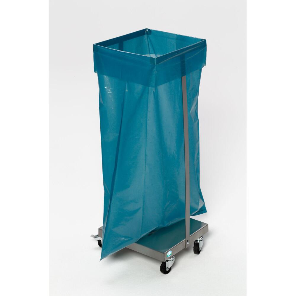 Abfallsammler Typ SHR 12 oder 6, Edelstahl, fahrbar, 120L oder 60/70L, standfest, solide, mobil