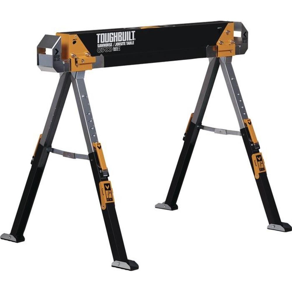 ToughBuilt Unterstellbock C700, Zweibein oder Vierfuss, h&ouml;henverstellbar, robust, 1180 kg