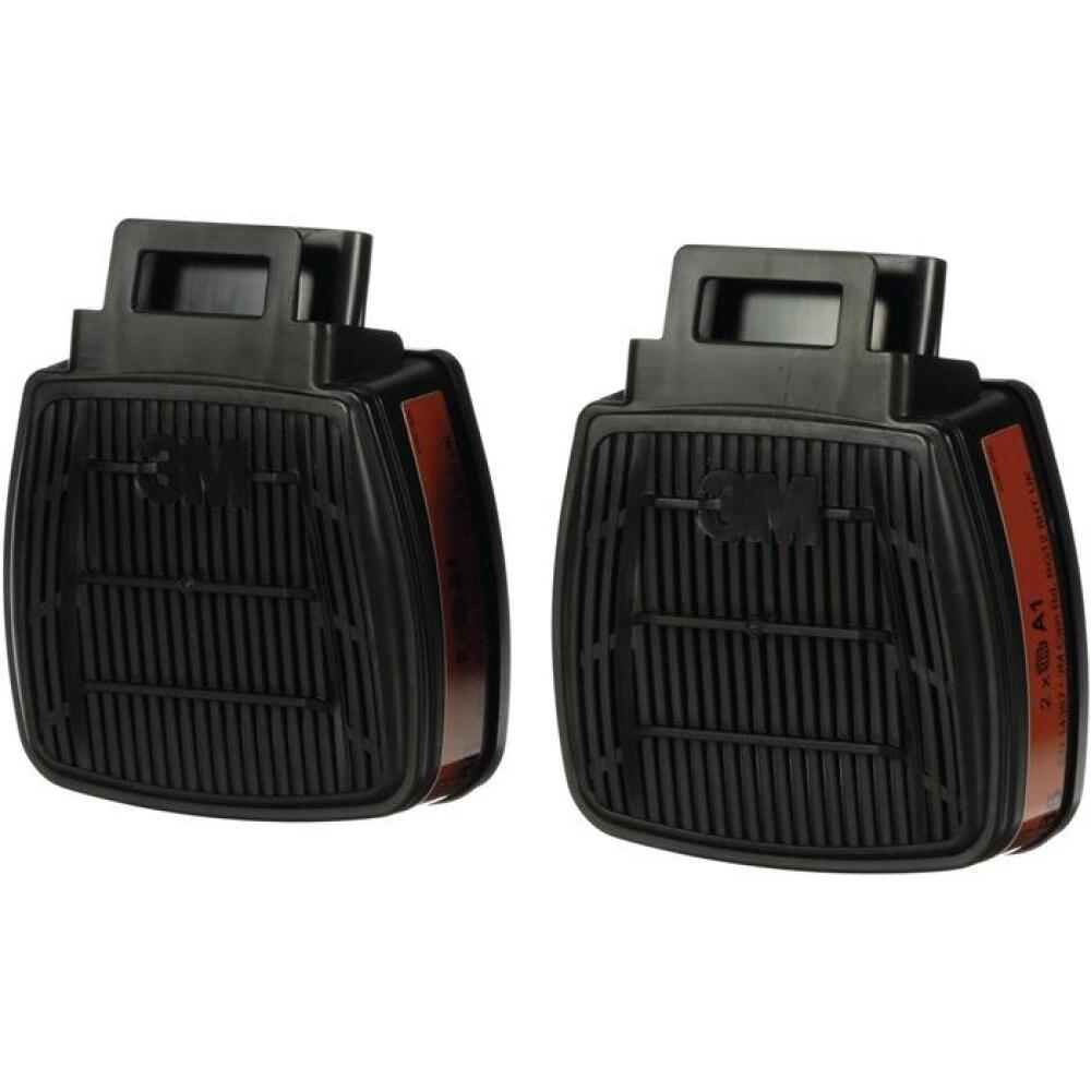 3M Gasfilter A1 oder A2 EN 14387 f&uuml;r Secure Click Atemschutzmasken, 2 St&uuml;ck/Beutel