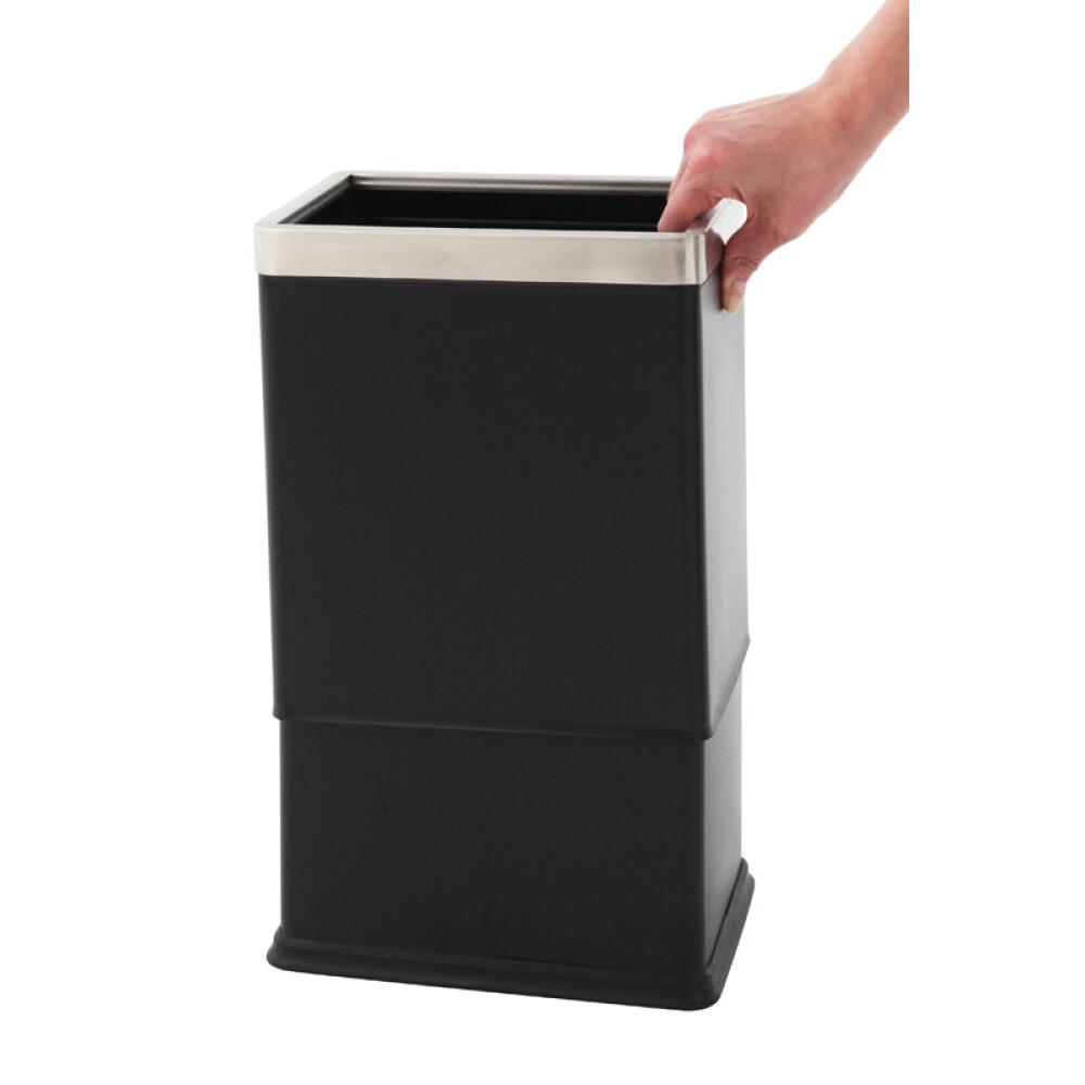 Papierkorb, doppelwandig, rechteckig