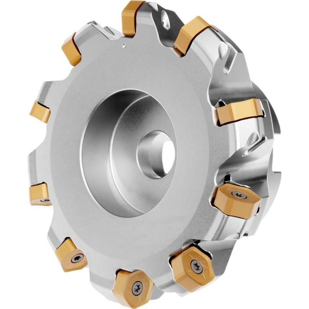 Planfr&auml;ser ISO 100A06R-S45HN09C-CF, D.32mm, Rechtslauf, Schneiddurchmesser 100-111,7mm, 6 Wendeplatten