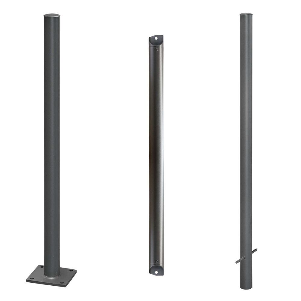 Einzelkomponente f&uuml;r Systemgel&auml;nder &prime;MORION&prime; aus Stahl, DB 703 beschichtet, Standposten oder Querholme