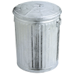 Abfallbehälter -Trash Can- 54 Liter aus Stahl, feuerfest