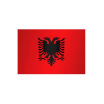 Länderflagge Albanien, Stoffqualität FlagTop 110 g / m² oder 160 g / m²