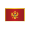 Länderflagge Montenegro, Stoffqualität FlagTop 110 g / m² oder 160 g / m²