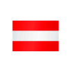 Länderflagge Österreich (ohne Wappen), Stoffqualität FlagTop 110 g / m² oder 160 g / m²