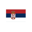 Länderflagge Serbien, Stoffqualität FlagTop 110 g / m² oder 160 g / m²