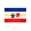 Landesflagge Mecklenburg Vorpommern, Stoffqualität FlagTop 110 g / m² oder 160 g / m²