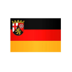 Landesflagge Rheinland-Pfalz , Stoffqualität FlagTop 110 g / m² oder 160 g / m²