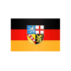 Landesflagge Saarland, Stoffqualität FlagTop 110 g / m² oder 160 g / m²