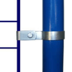 Rohrverbinder -Gitterhalter einseitig-, aus Temperguss, TÜV-geprüft, VPE 5 - 10 Stk.
