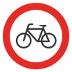 Verkehrsschild, Für Radfahrer verboten