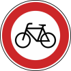 Verkehrszeichen 254 StVO, Verbot für Radverkehr