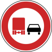 Verkehrszeichen 277 StVO, Überholverbot für Kraftfahrzeuge über 3,5 t...