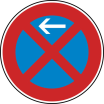 Verkehrszeichen 283-10 StVO, Absolutes Haltverbot Anfang (Rechtsaufstellung)