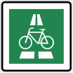 Verkehrszeichen 350.1 StVO, Radschnellweg