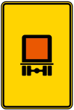 Verkehrszeichen 442-51 StVO, Vorwegweiser für kennzeichnungspflichtige Fahrzeuge