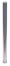 Absperrpfosten -Bollard- ø 60 mm, Edelstahl, zum Einbetonieren, herausnehmbar, wahlweise mit Ösen