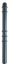 Stilpoller, ø 76 mm, mit Halbkugelkopf / Zierringe