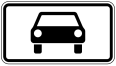 Verkehrszeichen 1010-50 StVO, Kraftwagen und sonstige mehrspurige Fahrzeuge