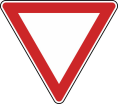 Verkehrszeichen 205 StVO, Vorfahrt gewähren