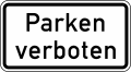Verkehrszeichen 2427 StVO, Parken verboten