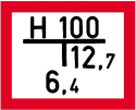 Hinweisschild auf einen Unterflurhydranten, nach DIN 4066 (A)
