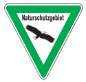 Natur- und Umweltschutzschild -Naturschutzgebiet-