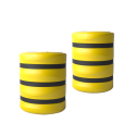 Säulenanfahrschutz -Bounce One-, HDPE, für eckige Säulen und Stahlträger, Säulenmaß 400-500 mm
