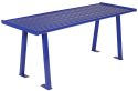 Tisch -Sosila-, aus Stahl, Abstellfläche aus Rechteckrohr, zum Aufdübeln