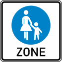 Verkehrszeichen 242.1 StVO, Beginn einer Fußgängerzone