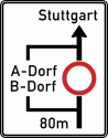 Verkehrszeichen 458 StVO, Planskizze