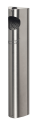 Zigarettenascher -Cubo Gaspar- 3,5 Liter aus Edelstahl, verschließbar, Wandmontage oder Standfuß