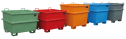 Anwendungsbeispiel: Universal-Container -Typ UC-500-, in verschiedenen Ausführungen (v.l. Art. 38515-04, -02, 38517-01, -03, -05)